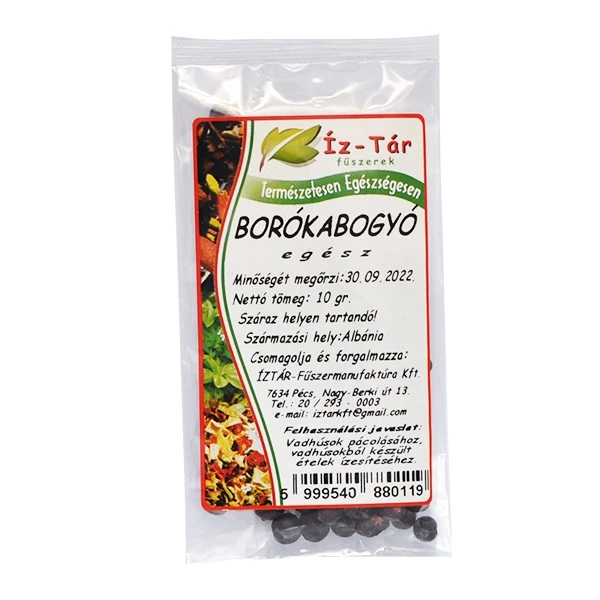 Íz Tár borókabogyó egész fűszer 10g