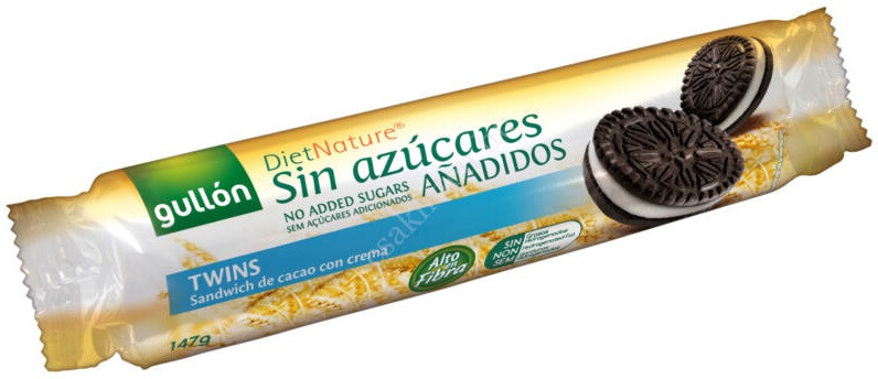 Gullon Kakaós keksz krém töltelékkel (cuk ment. oreo) 147g