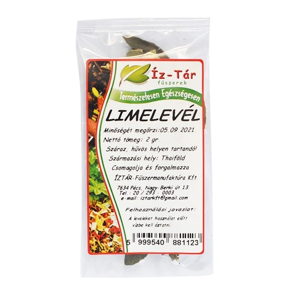 Íz Tár Limelevél-kaffir lime egész 2g