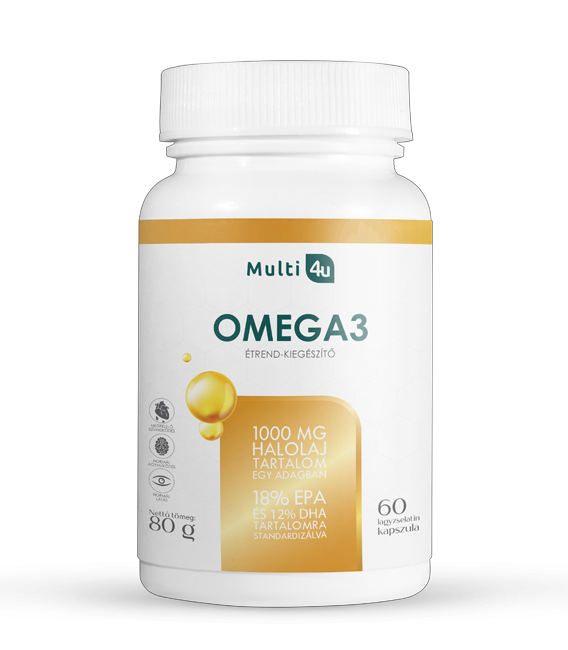 Multi 4U Omega3 halolaj kapszula 60db