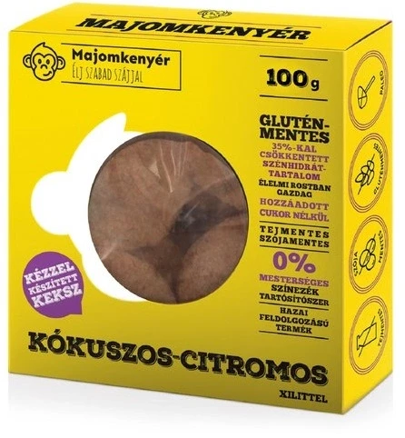 Majomkenyér kókuszos citrusos paleokeksz 100g