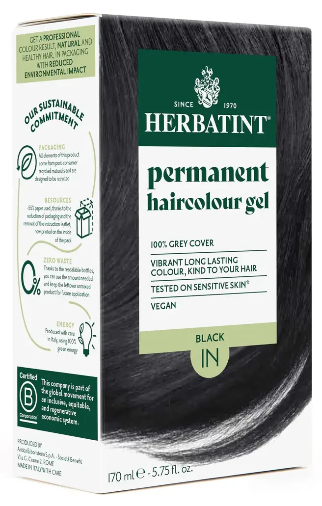 Herbatint 1N Fekete hajfesték 170 ml