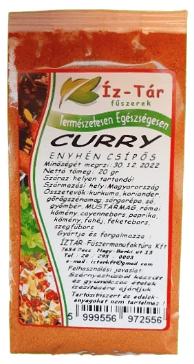 Íz Tár curry enyhén csípős 20g