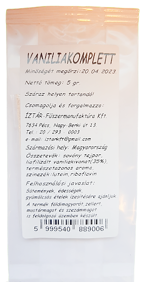 Íz Tár Vanília komplett 5g
