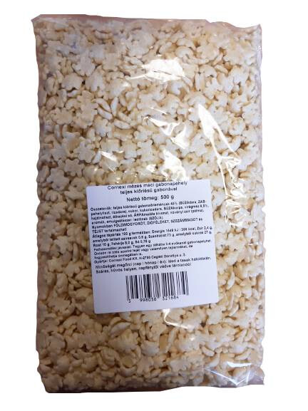 Cornexi mézes maci gabonapehely teljes kiőrlésű gabonából 500 g