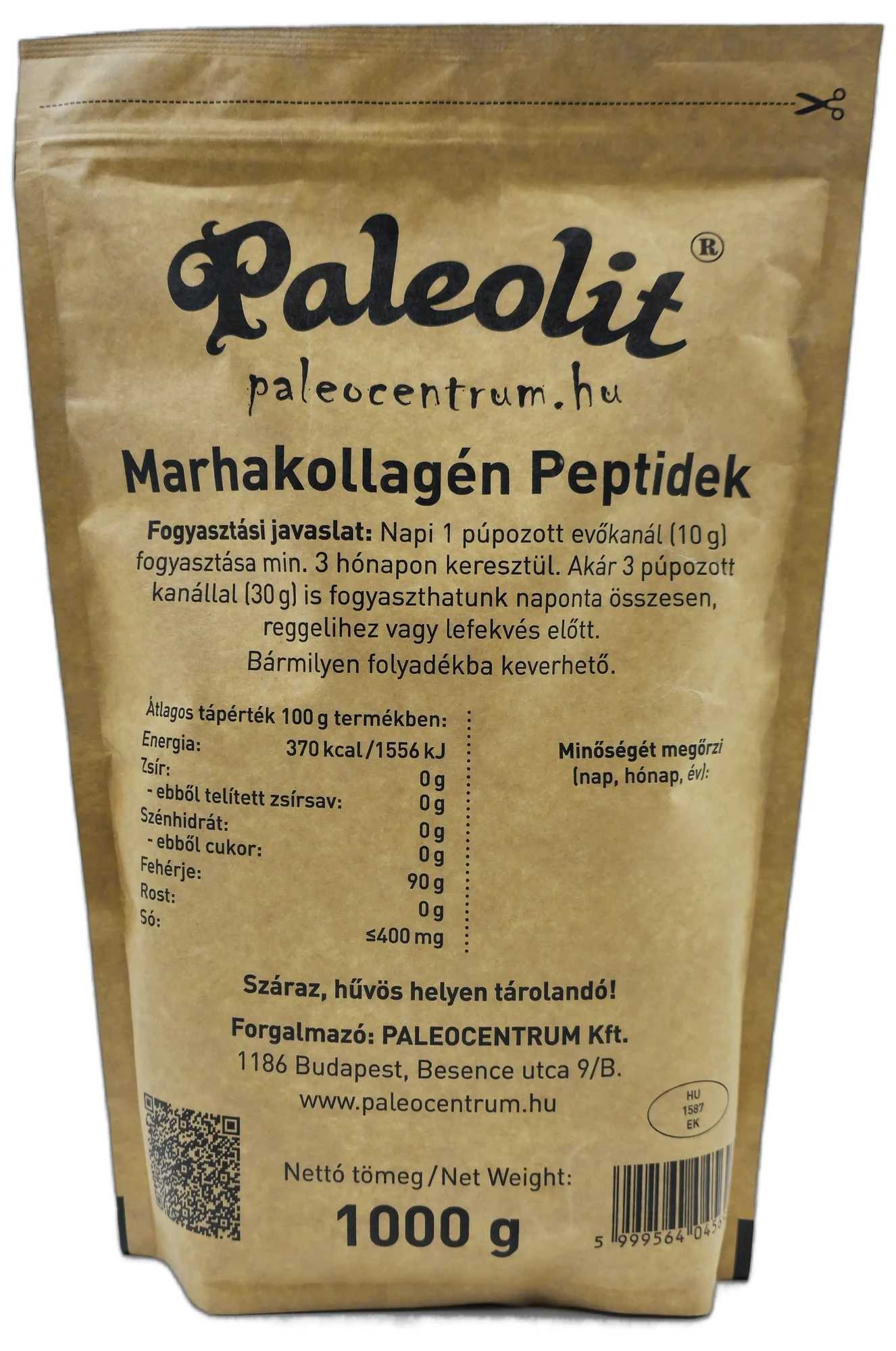 Marhakollagén peptid 1kg Paleolit