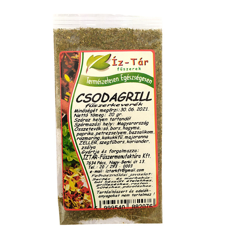 Íz Tár csodagrill fűszerkeverék 20g