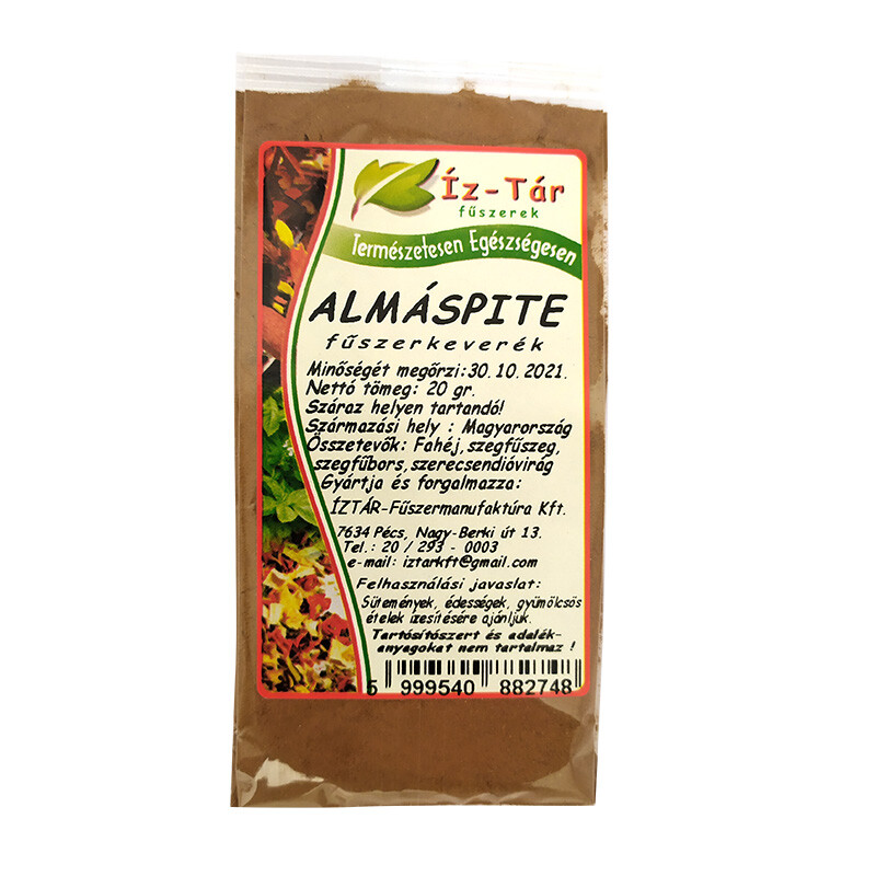 Íz almáspite fűszerkeverék 20g