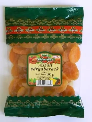 Naturfood Aszalt sárgabarack 100g
