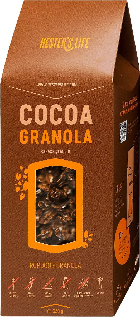 Hester's Life Granola (Kakaós) 320g