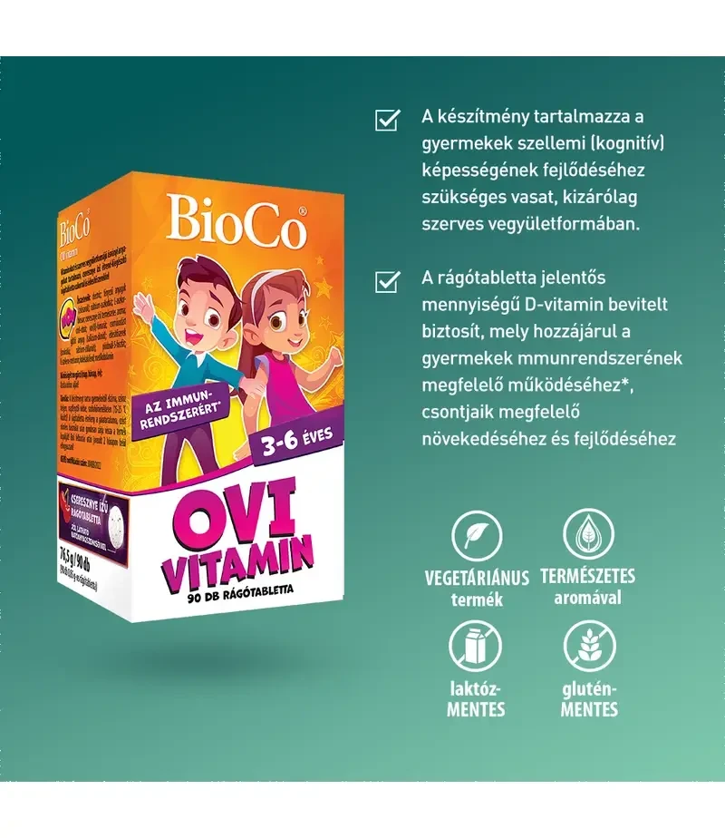 BioCo Ovi vitamin rágótabletta 90db