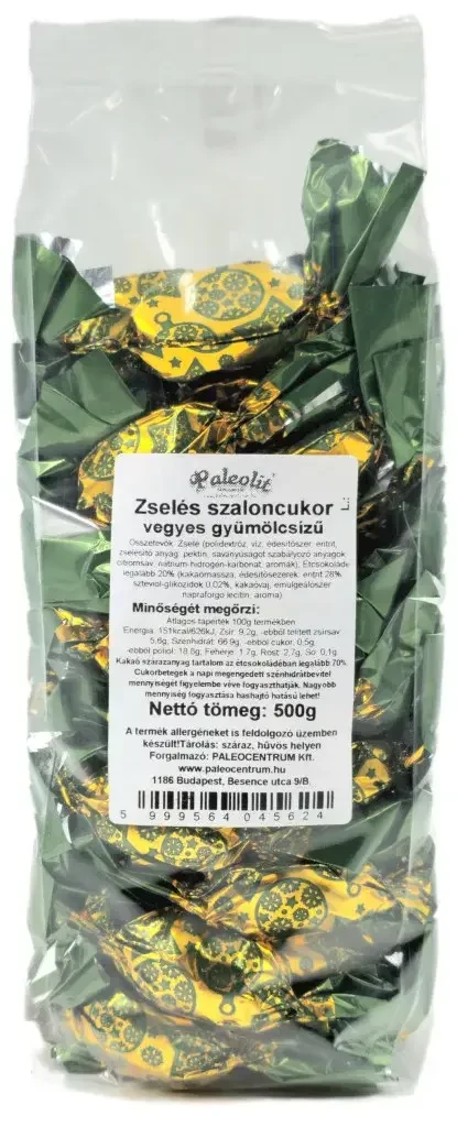Paleolit Zselés szaloncukor 500 g (vegyesgyümölcs íz)