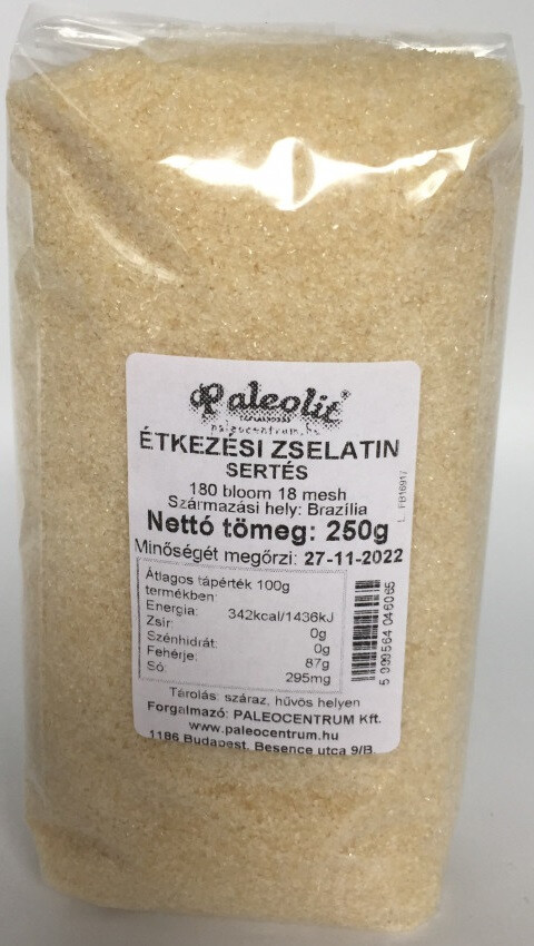 Zselatin étkezési, sertés 180 Bloom 250g