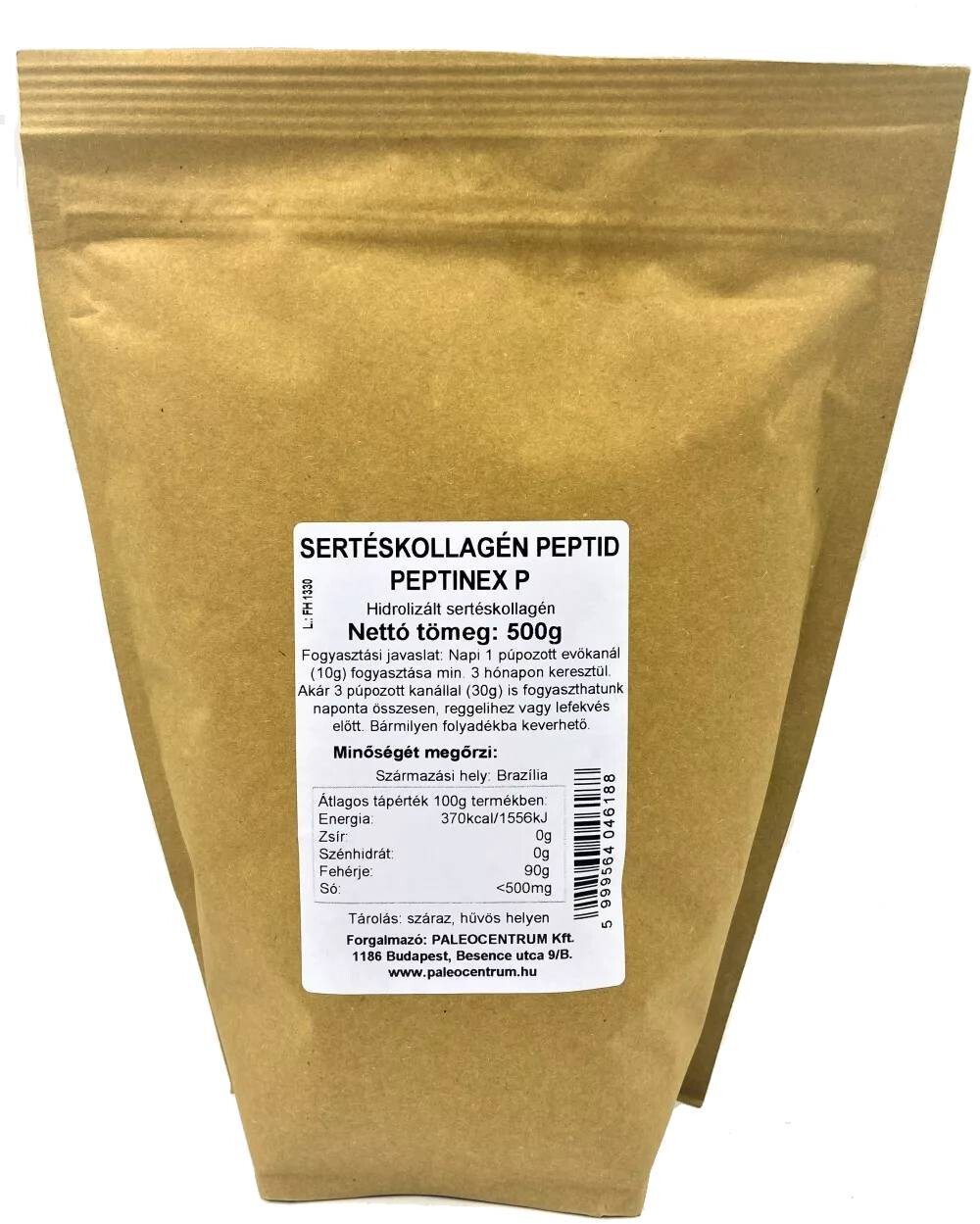 Paleolit Sertéskollagén peptidek 500g