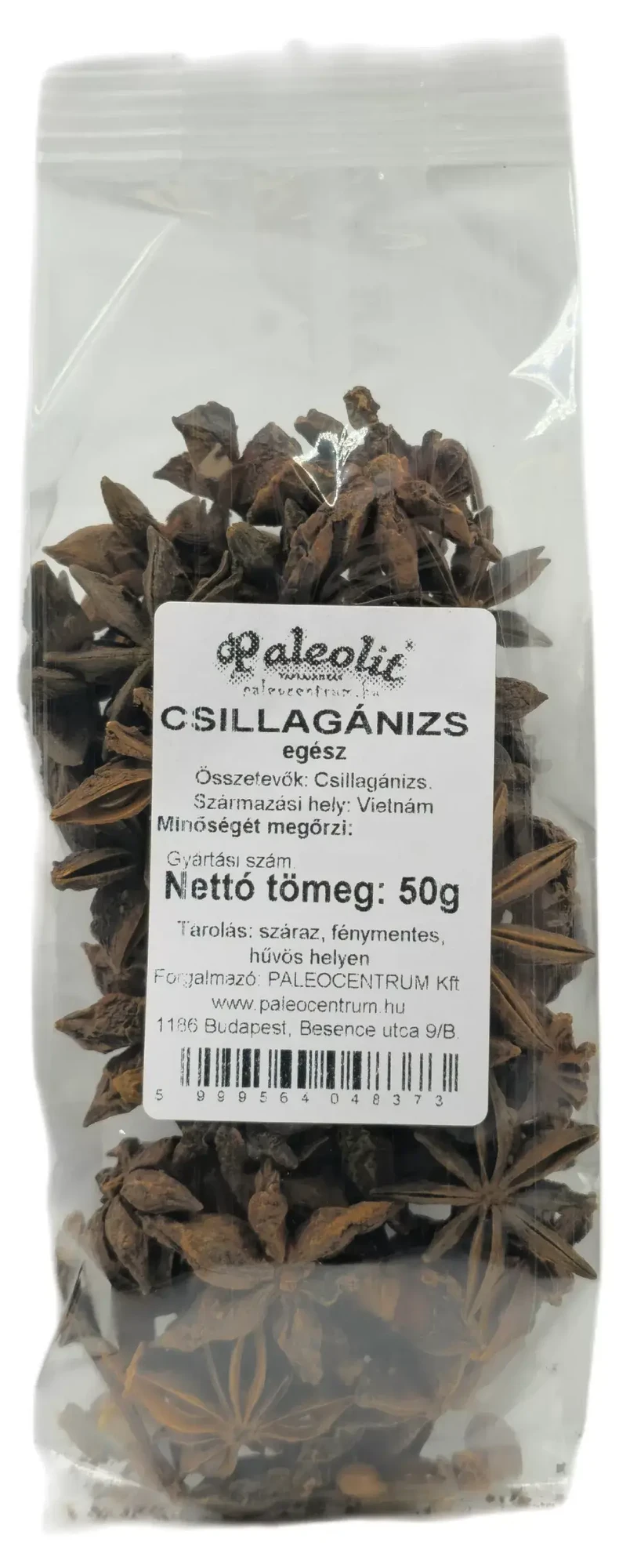Paleolit Csillagánizs egész 50 g