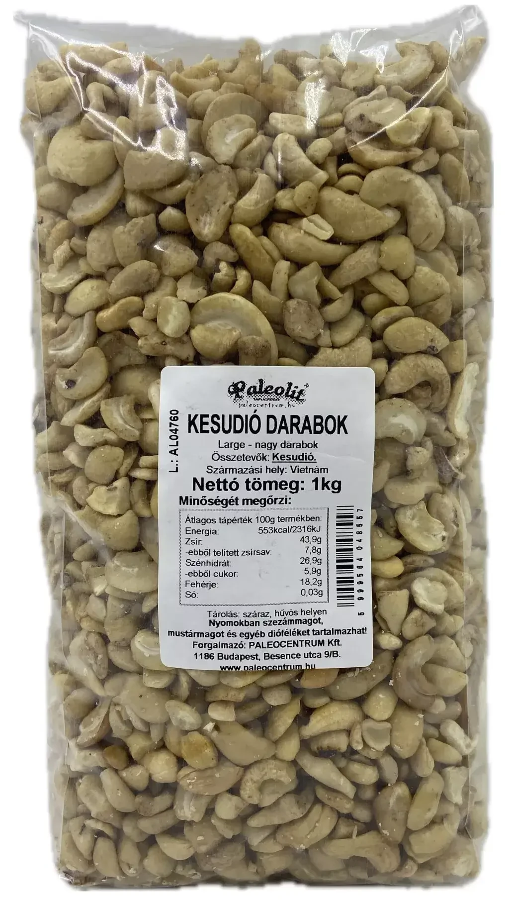 Paleolit Kesudió darabok 1000g