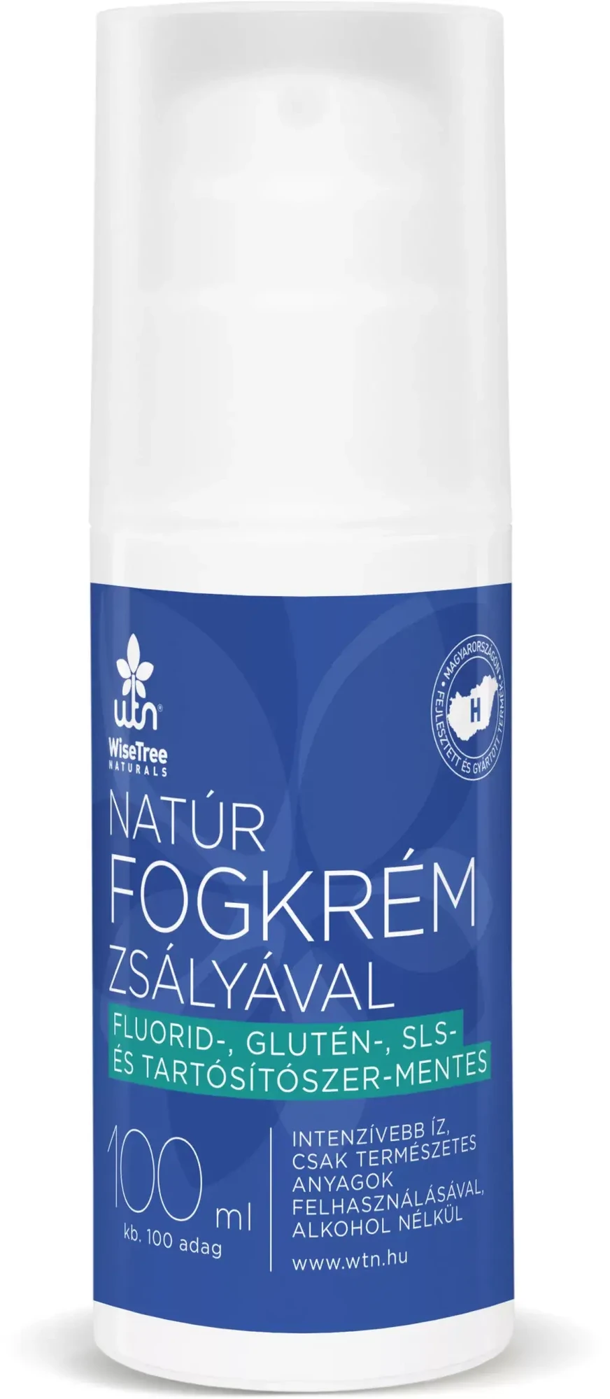 WTN Natúr Fogkrém zsályával 100ml
