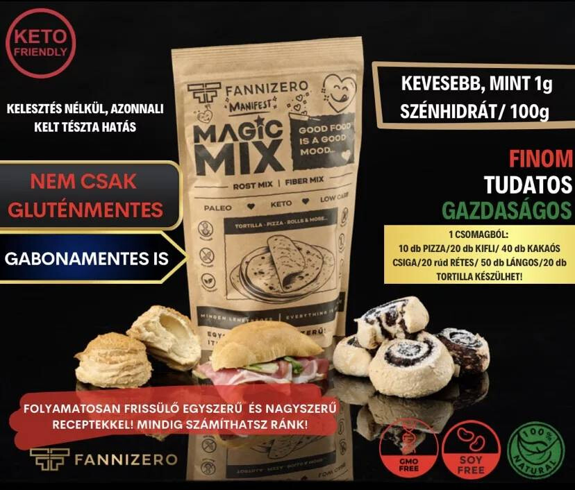 Fannizero Magic Mix 500g Rost Mix, amiből minden lehetséges