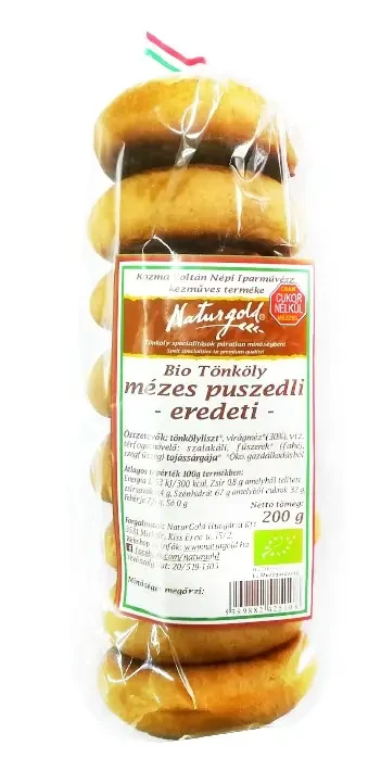 Naturgold Bio Tönköly Mézes Puszedli - Eredeti 200 g