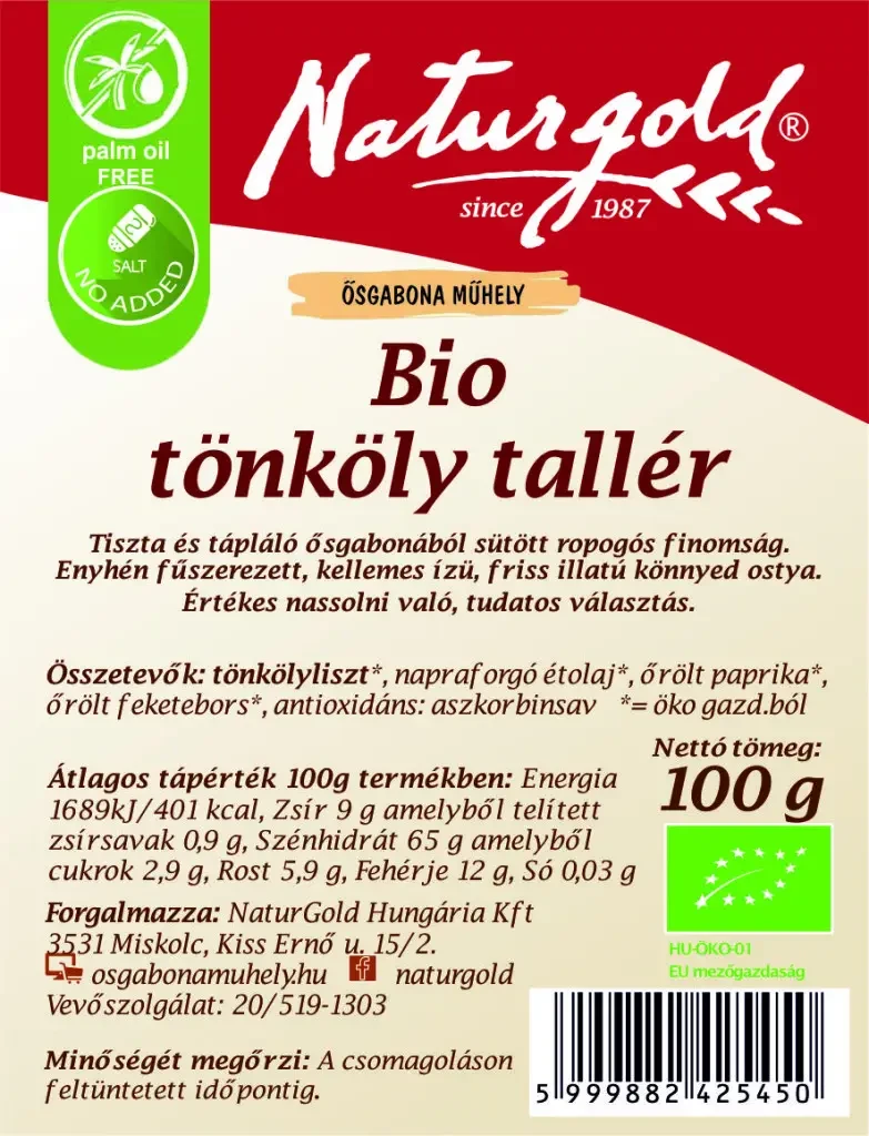 Naturgold Bio Tönköly Natúr