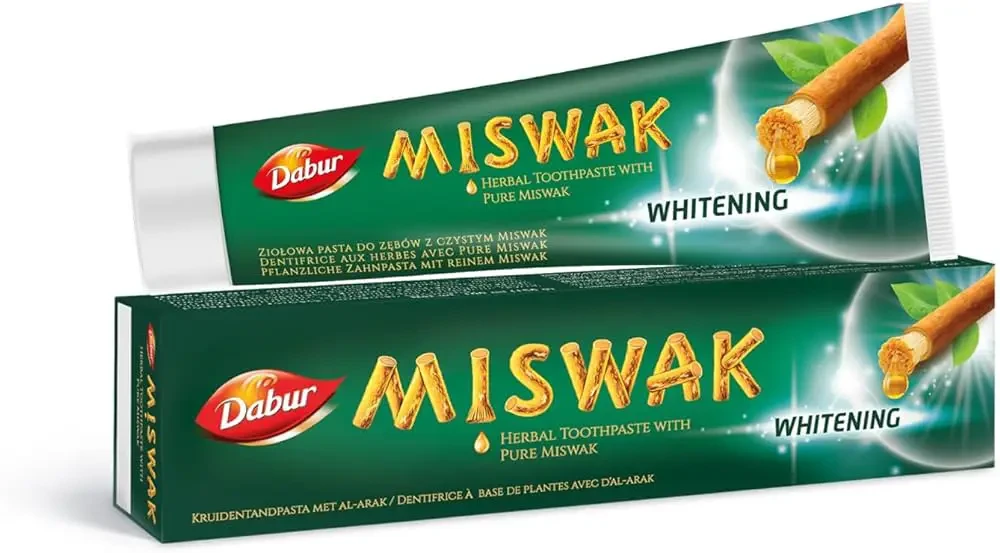Dabur Miswak gyógynövényes fehérítő fogkrém (Whitening) 100 ml