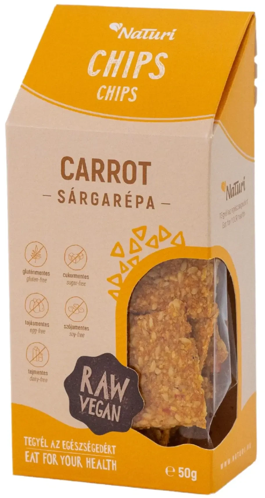 NaTuri Sárgarépás Chips 50g