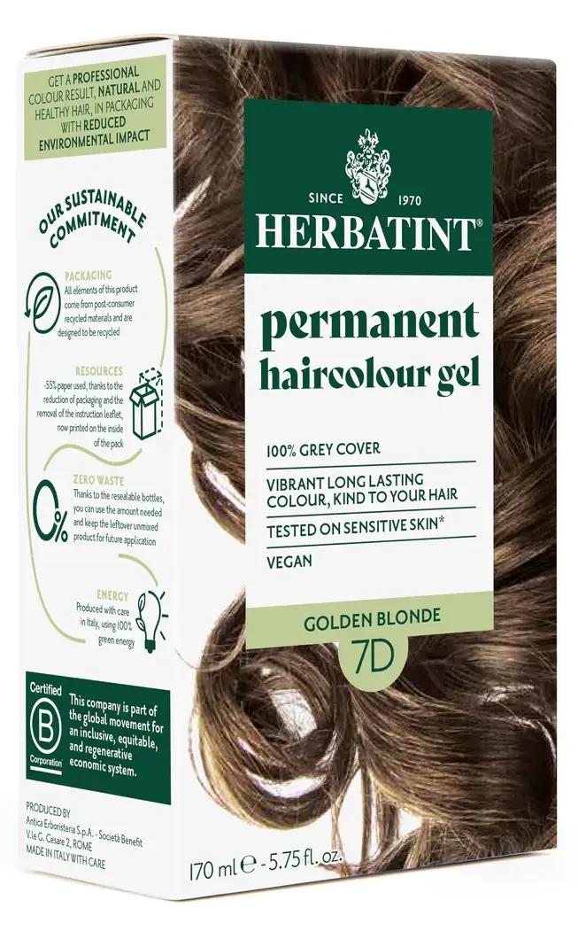 Herbatint 7D Aranyszőke hajfesték 170 ml