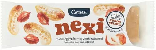 Cornexi NEXI Földimogyorós-mogyorós zabszeletl, HCN, édesítőszerrel 45 g