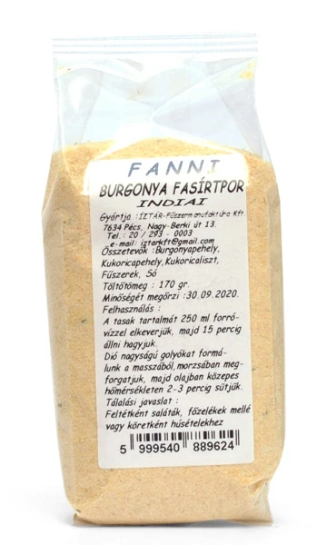 Íz Tár burgonya alapú fasírtpor indiai ízesítéssel 170g