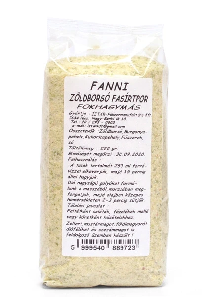 Íz Tár zöldborsó alapú fasírtpor fokhagymás ízesítéssel 200g