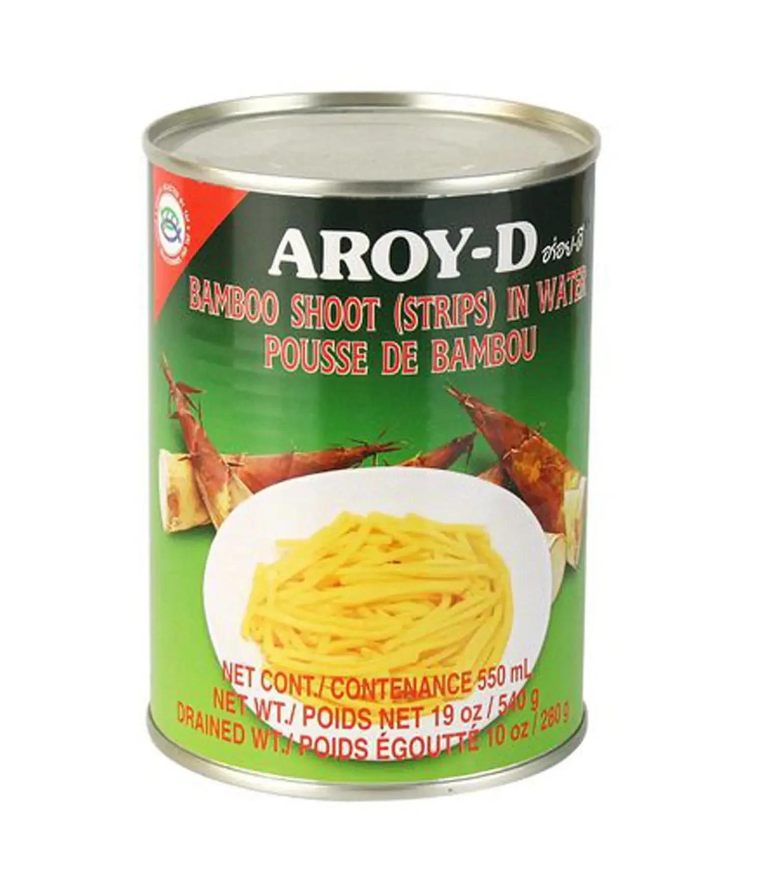 AROY-D Bambuszrügy szeletek vízben 540g/280g