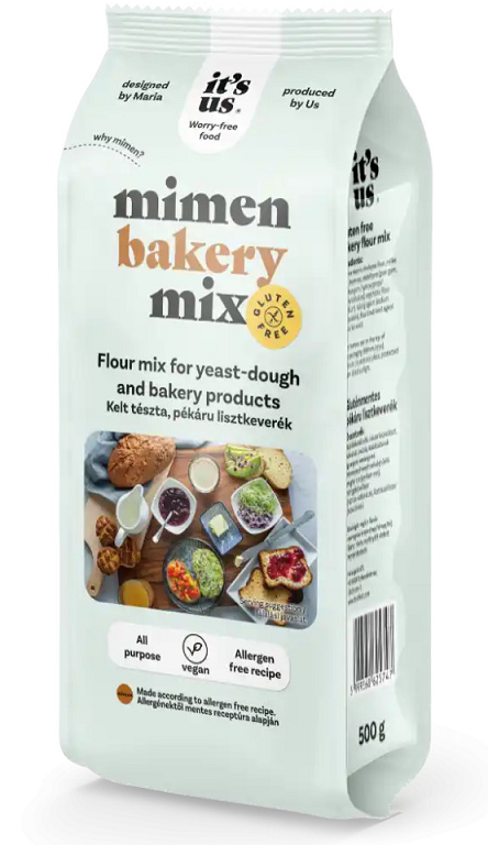 It's us MIMEN bakery (kelt tészta, pékáru) gluténmentes lisztkeverék 500g