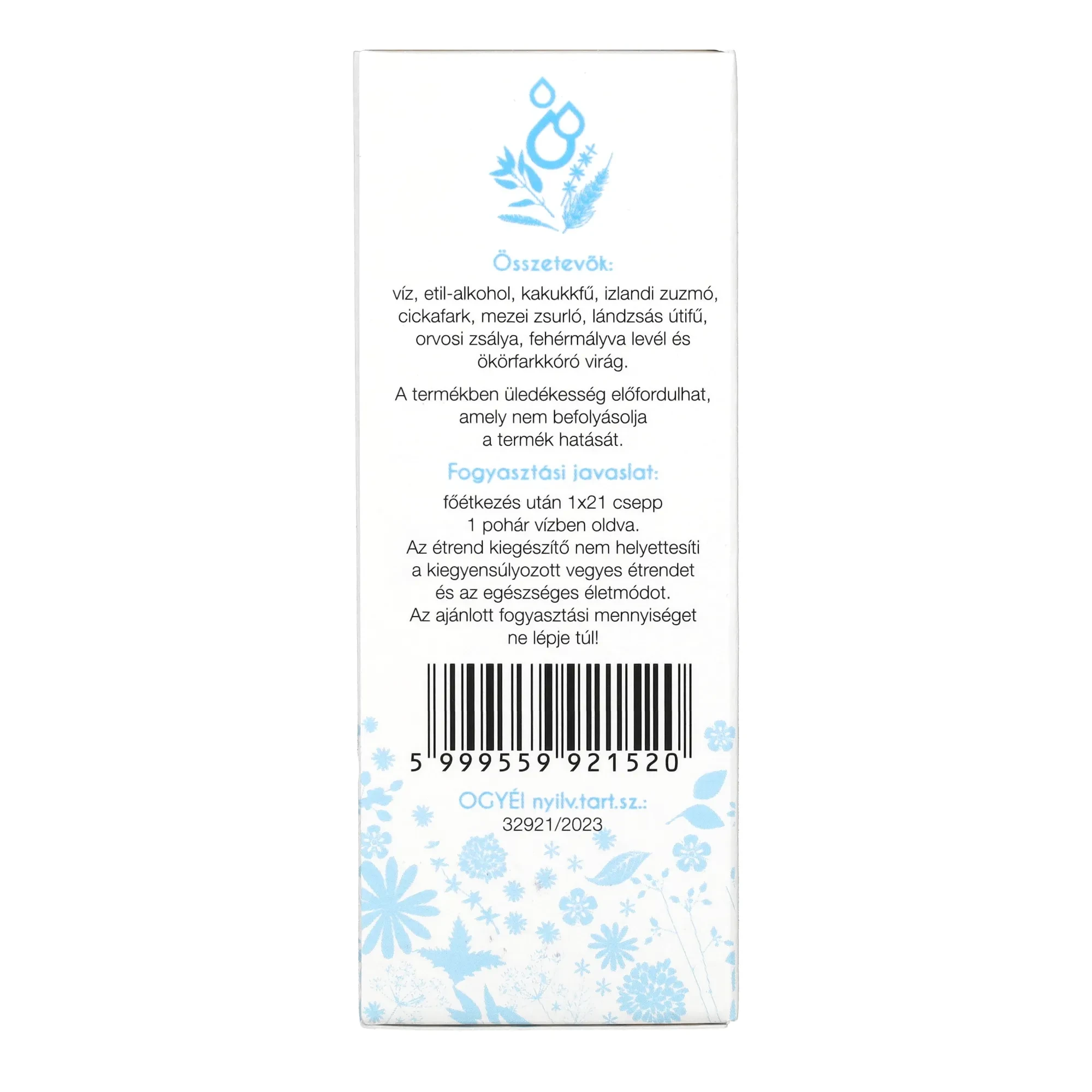 Bálint Tüdő-füves cseppek 50ml