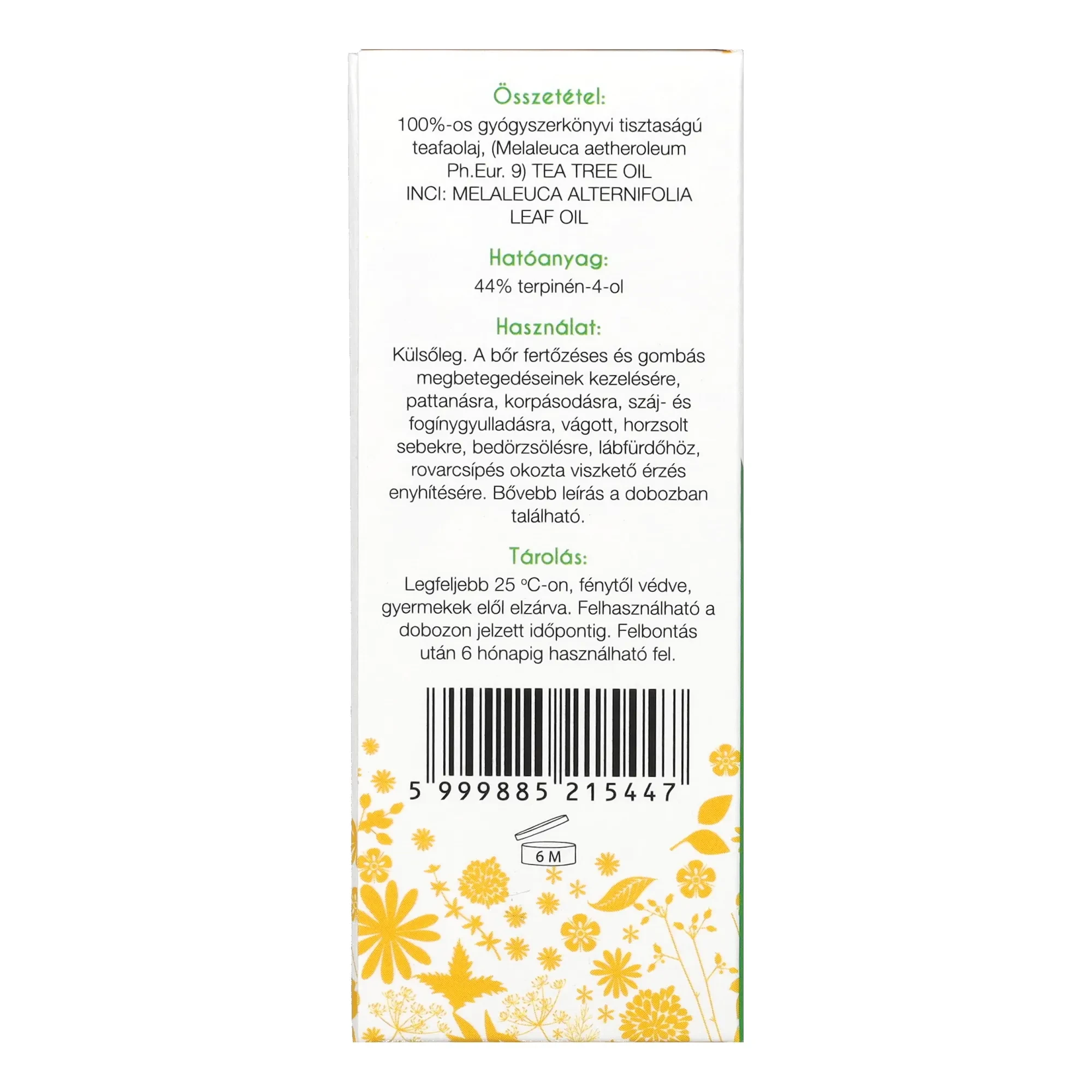 Bálint Esszenciális teafaolaj 30ml