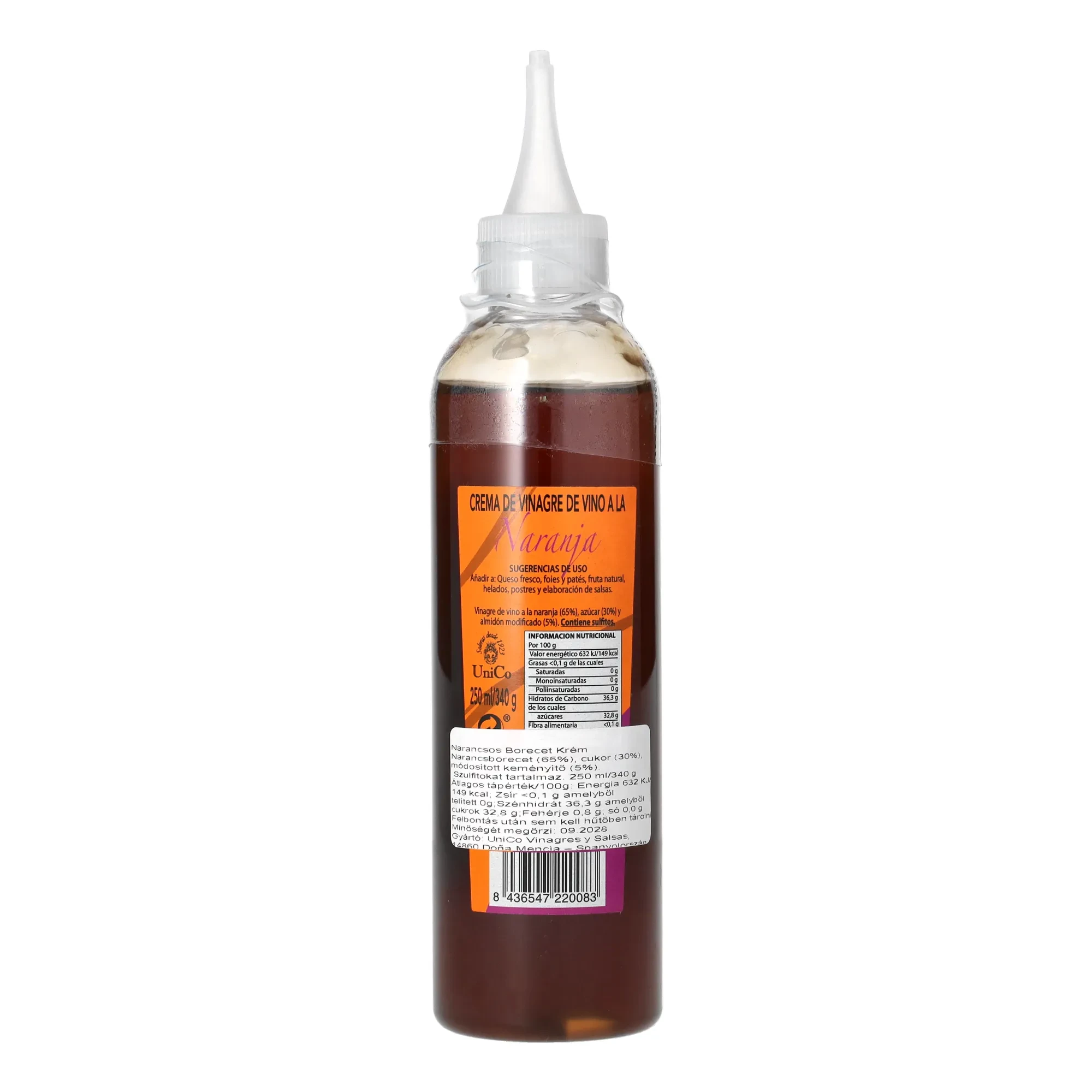 UniCo Narancsos Balzsamecet Krém 250ml