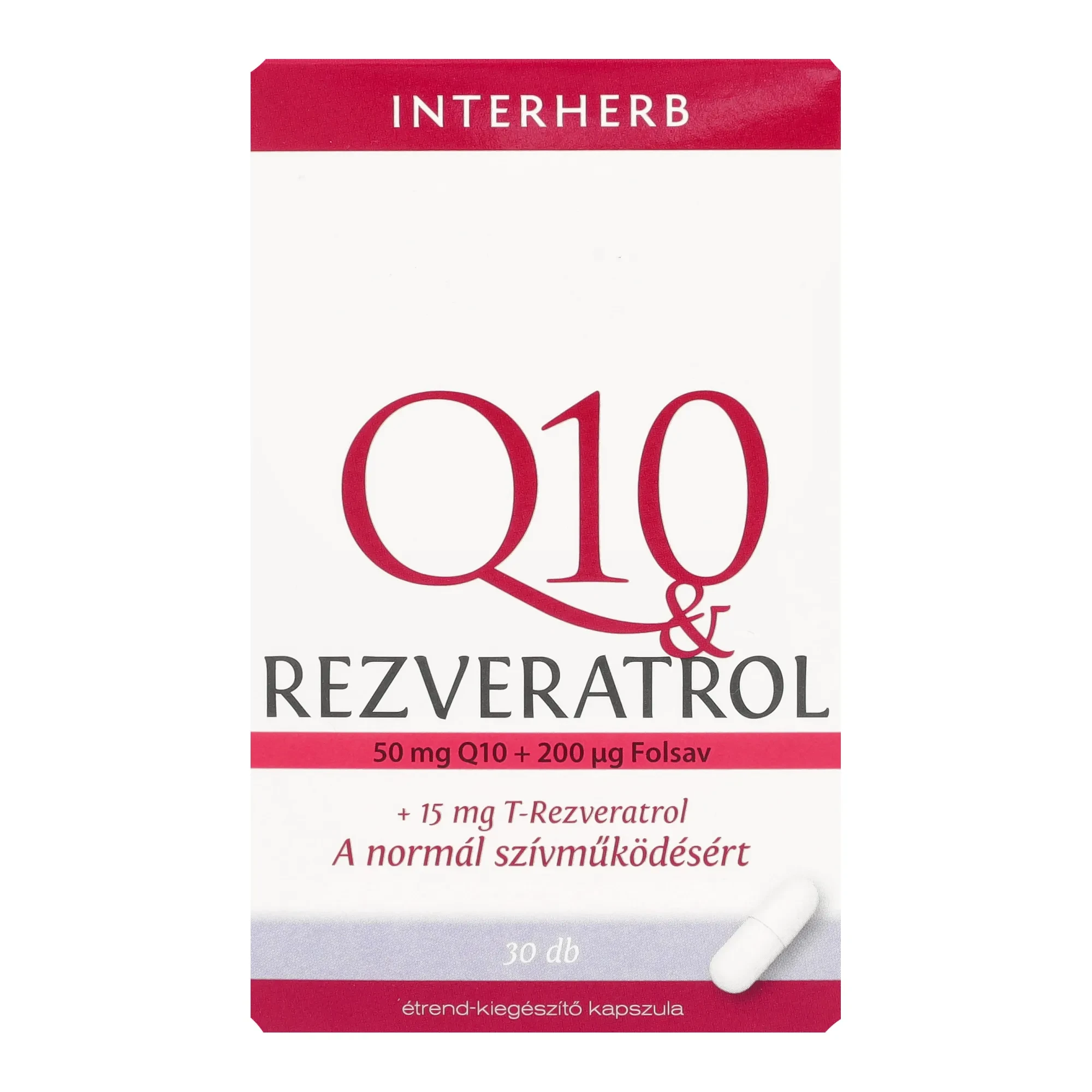 Interherb VITAL Q10 & Rezveratrol kapszula 30db