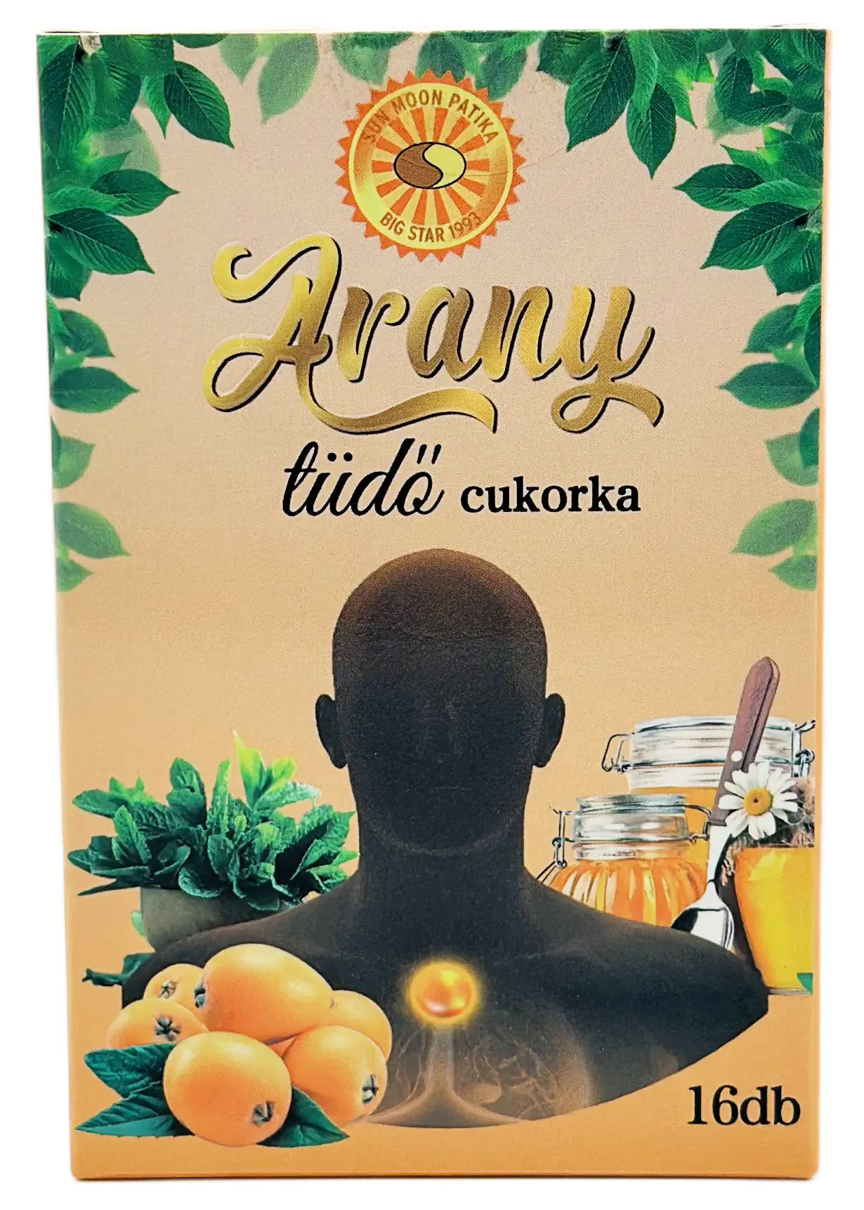 Big Star Arany tüdő cukorka 16db