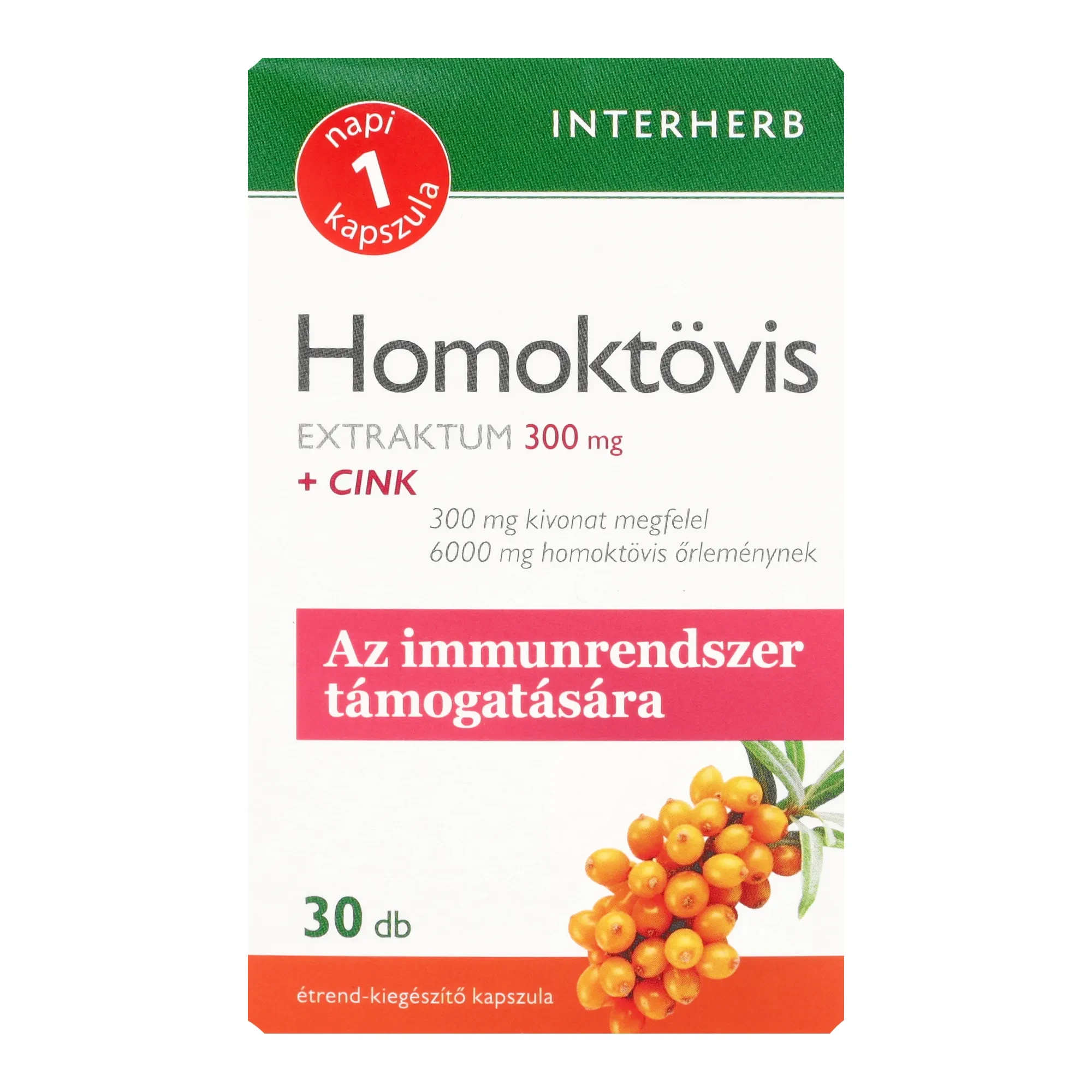 Interherb NAPI1 Homoktövis Extraktum 30db