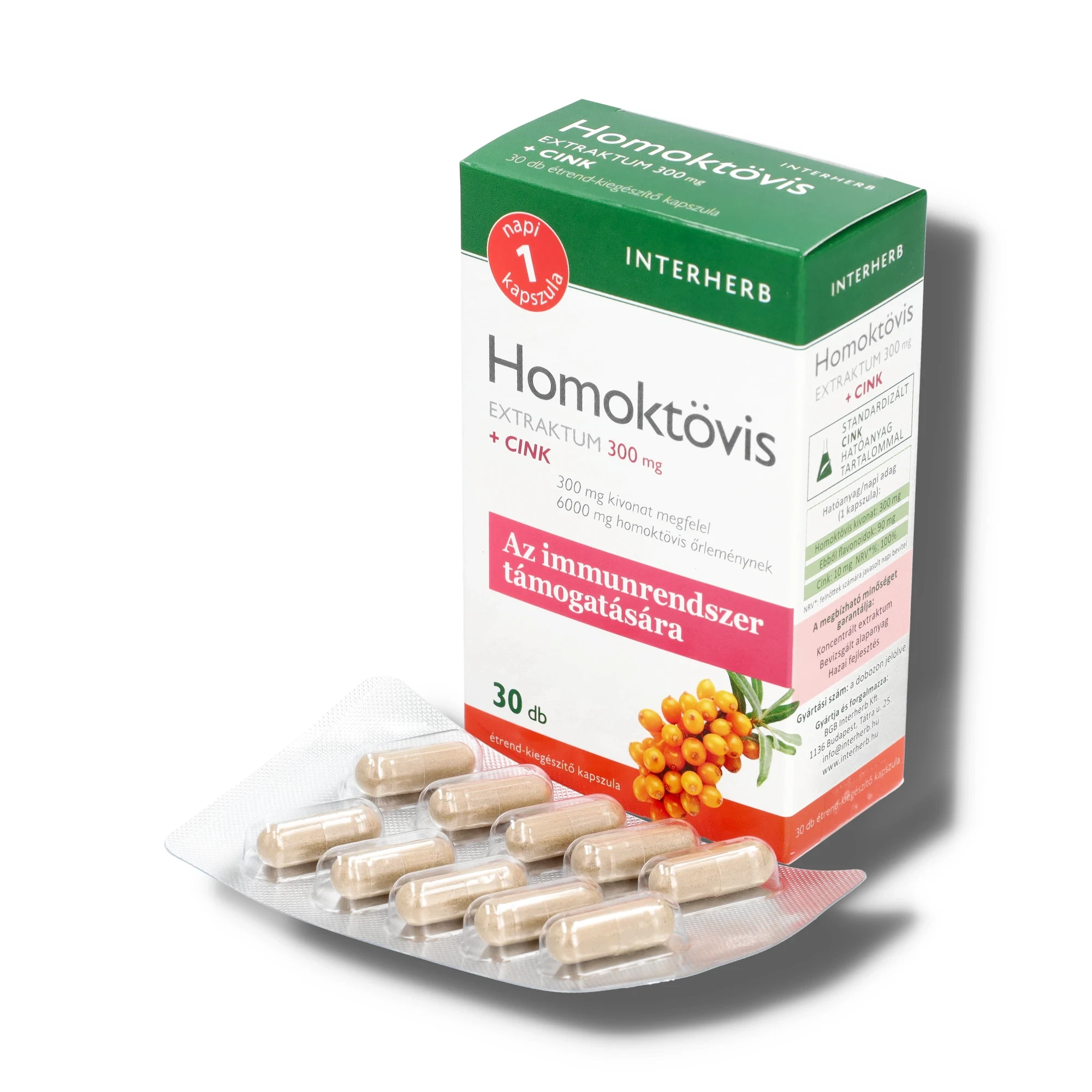 Interherb NAPI1 Homoktövis Extraktum 30db