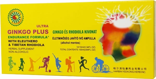 Big Star Ginkgo és Rodiola Eleutheroval ampulla 10x10ml