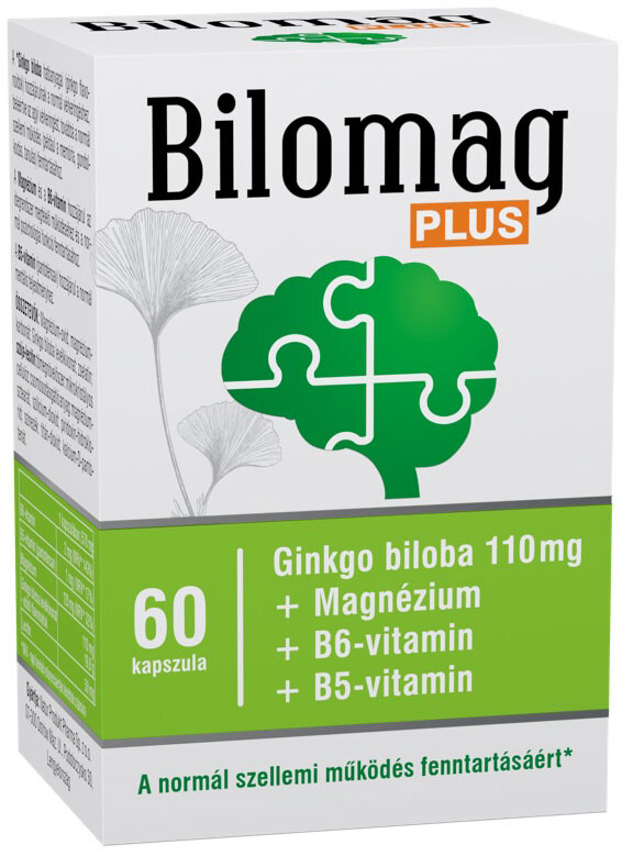 Bilomag PLUS 110 mg Ginkgo biloba 60db kapszula
