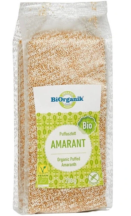 Bio Amarant Puffasztott 0,2kg Biorganik