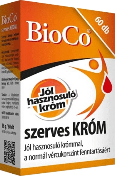 BioCo Szerves króm tabletta 60 db