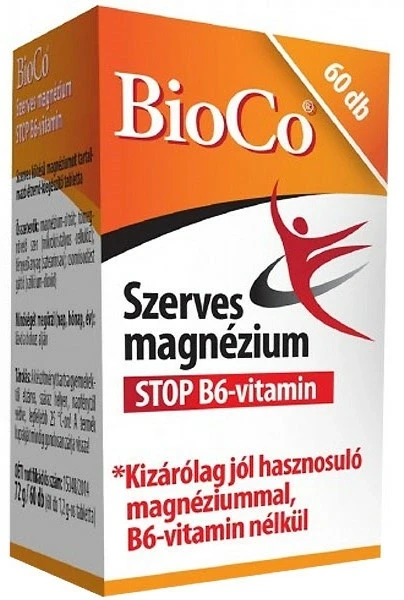 BioCo Szerves Magnézium STOP B6 60db