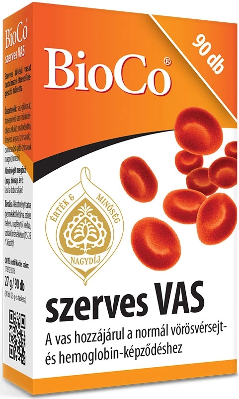 BioCo Szerves Vas tabletta 90 db