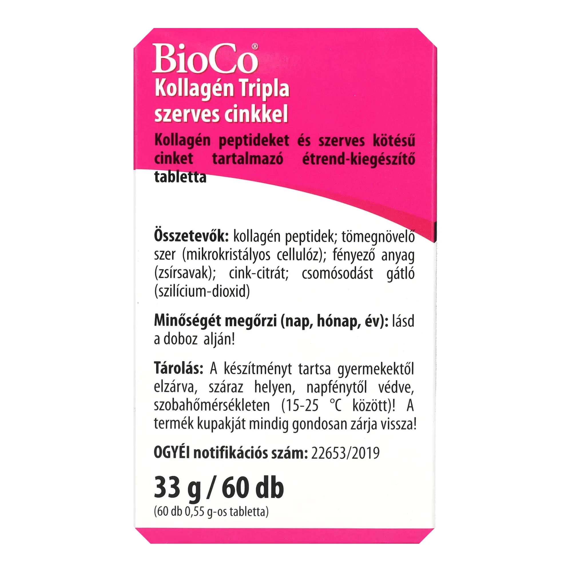 BioCO Kollagén tripla 60db 300mg