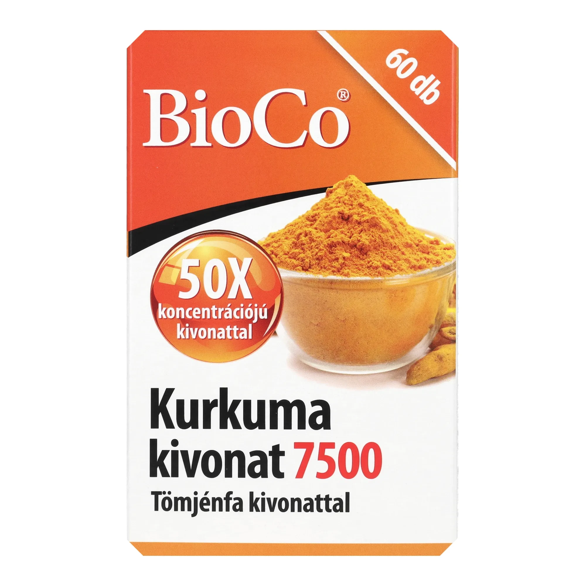 BioCo Kurkuma kivonat 60db 7500mg