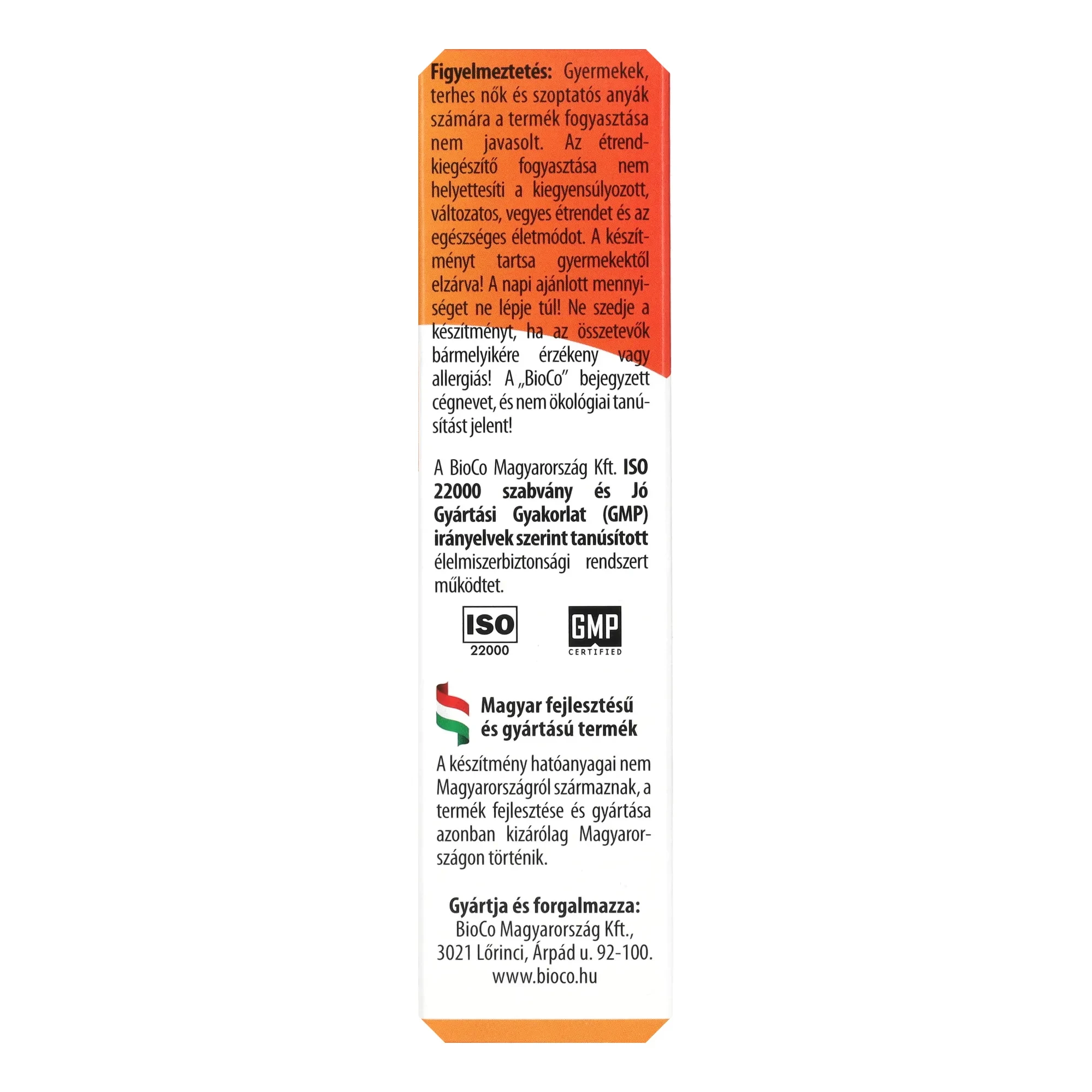 BioCo Mikronizált Diozmin + Heszperidin 60db 500mg