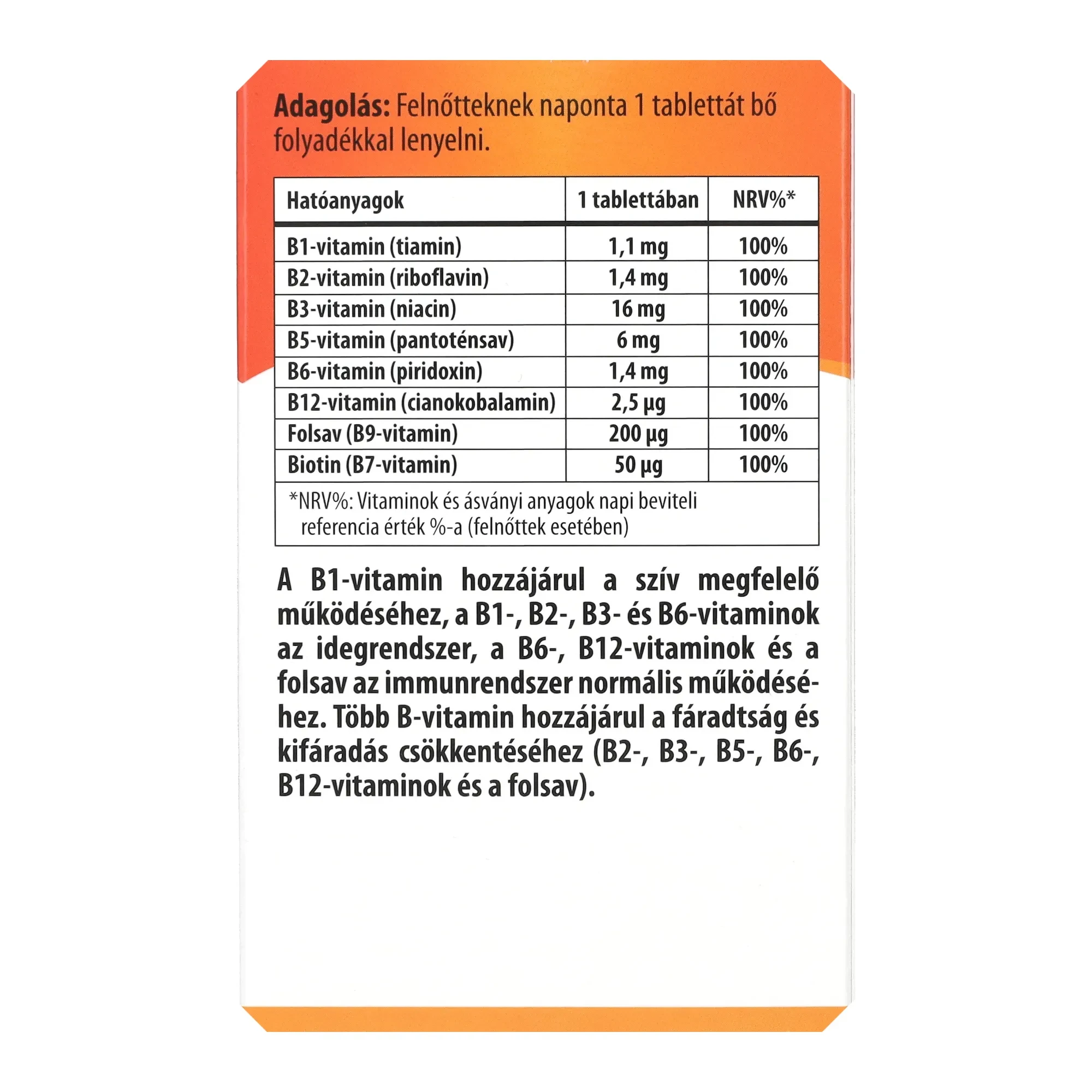 BioCo B vitamin komplex 90db