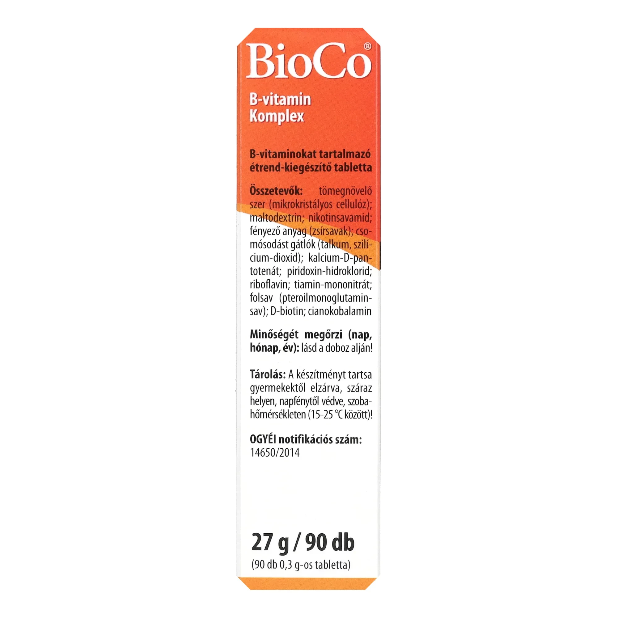 BioCo B vitamin komplex 90db